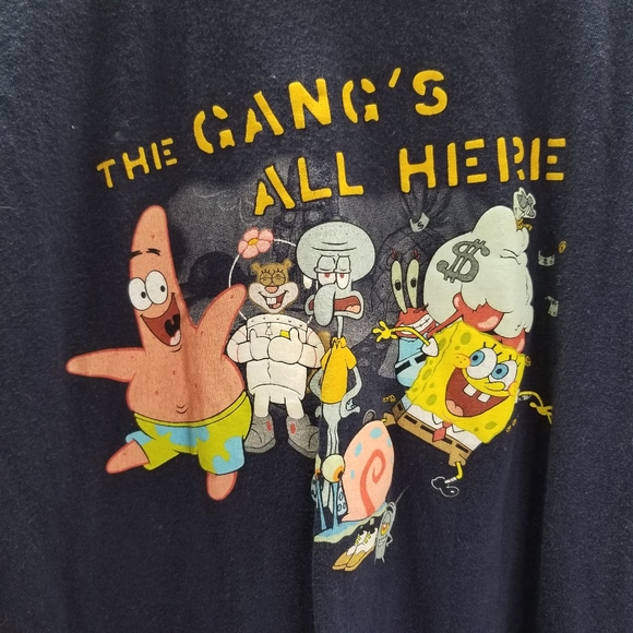 Little Boys' Blue Spongebob ""The Gang's All Here" - Picture 4 of 8